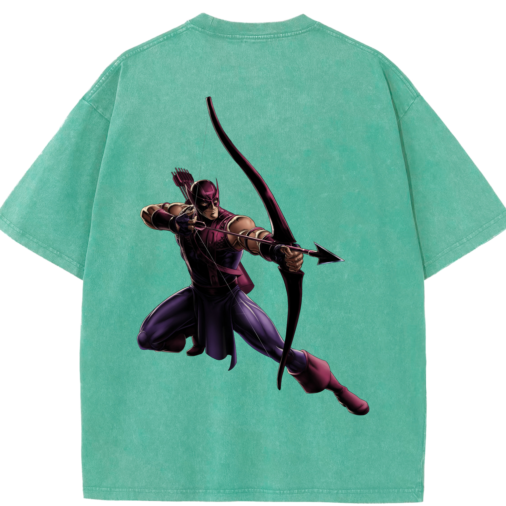 （画像用） アベンジャーズ The Avengers 綿100% ヴィンテージ風 半袖Tシャツ（背面プリント）